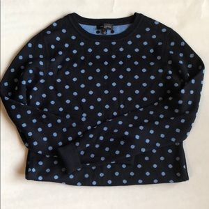 Long sleeve, polka dot shirt